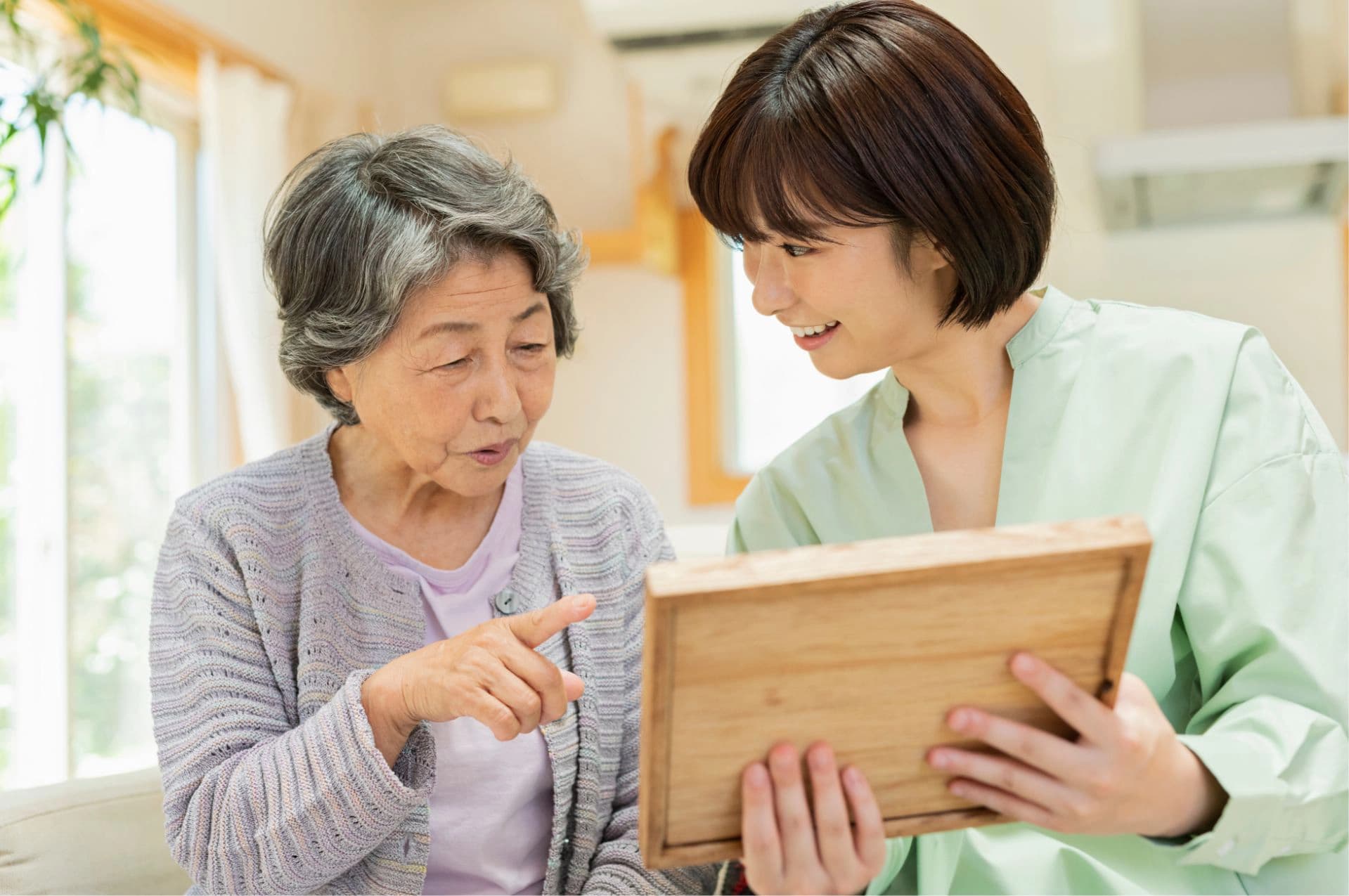 看護師と患者